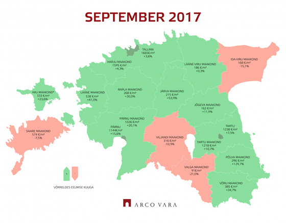 171013 Eesti korterituru III kvartali ja septembrikuu lühiülevaade 1