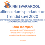 Tallinna elamispindade turu trendid suvi 2020