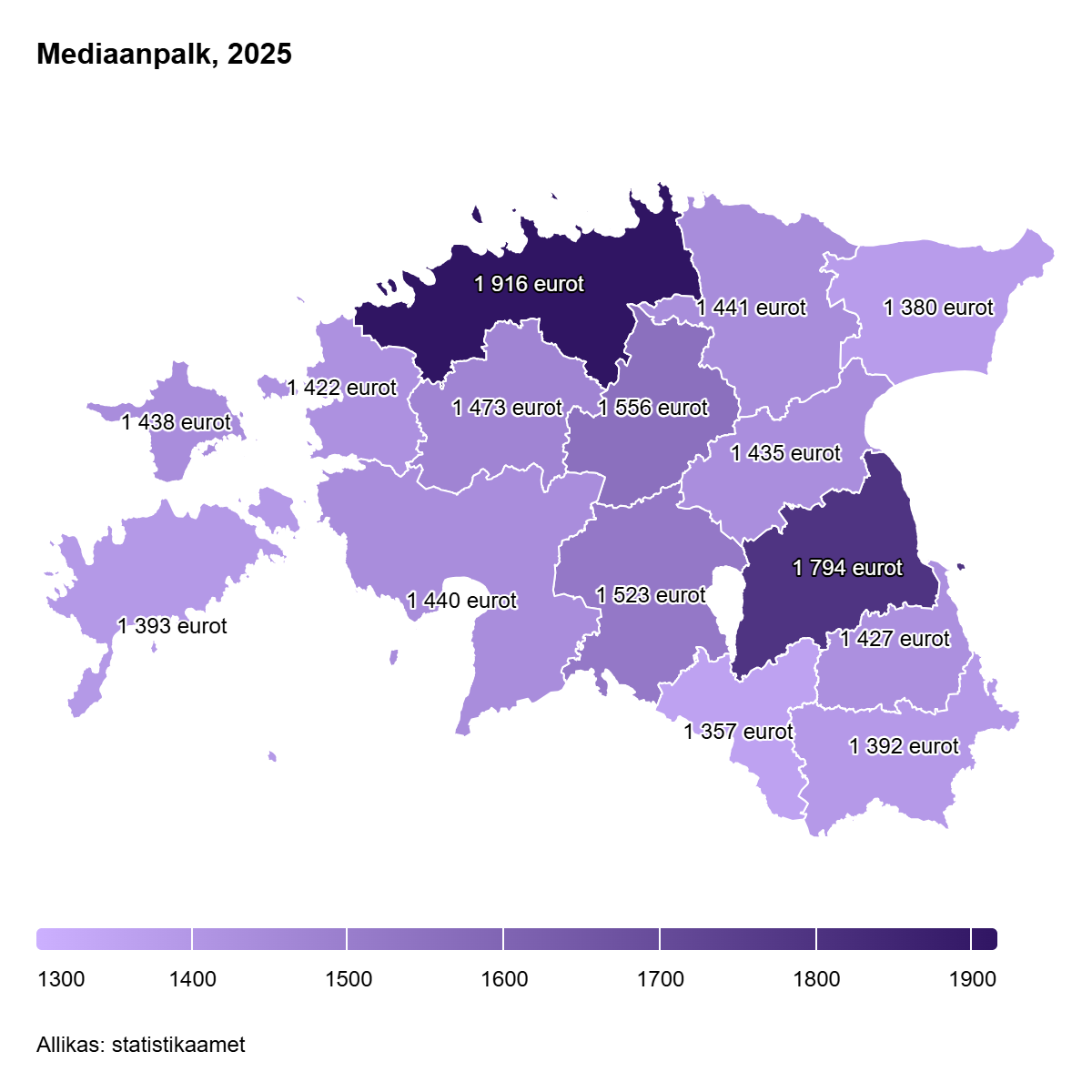 260305 Keskmine palk tõusis aastaga 5,6% 2