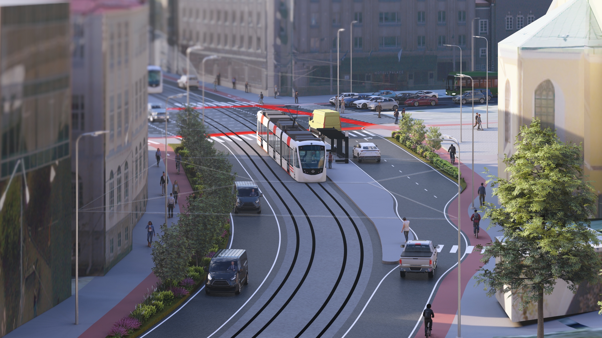 260417 Tallinn kavandab Pärnu maanteele eraldatud rattateid ja sujuvamat ühistransporti 1