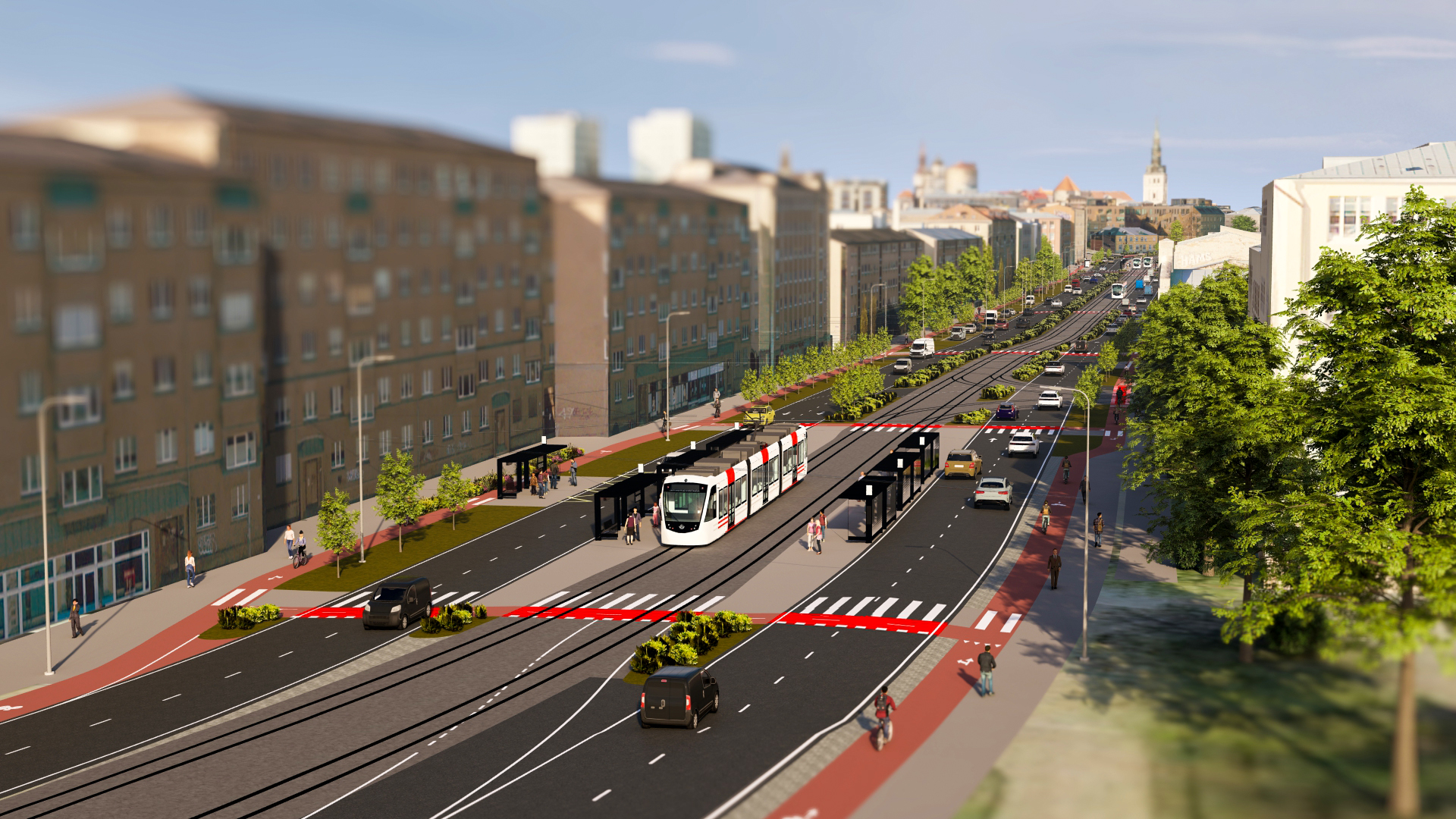 260417 Tallinn kavandab Pärnu maanteele eraldatud rattateid ja sujuvamat ühistransporti 2