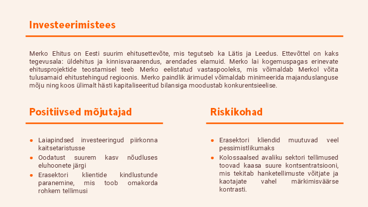 260519 Merko – 2026. aasta I kvartali tulemuste analüüs 2