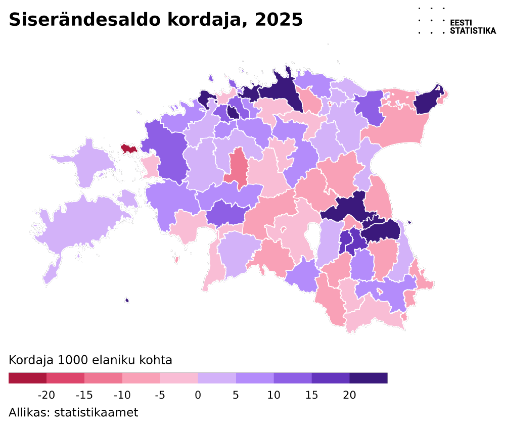 261002 Maalt keskustesse, keskustest maale – kes on peamised elukoha vahetajad Eestis ning kust ja kuhu nad kolivad 5 261002 Maalt keskustesse, keskustest maale – kes on peamised elukoha vahetajad Eestis ning kust ja kuhu nad kolivad 5